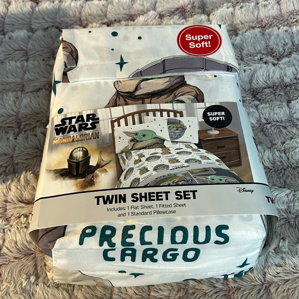 STAR Wars Mandalorian Twin Sheet Set